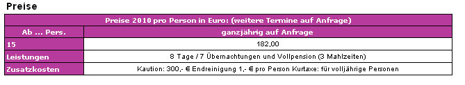 Bild von aktueller Preisliste, altes Verzeichnis