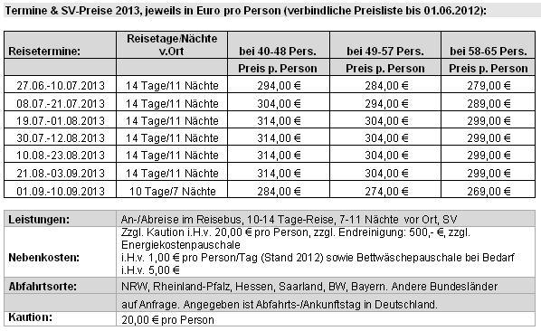 1 tes Bild von aktueller Preisliste, neues Verzeichnis