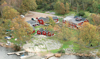 Aussenansicht vom Gruppenhaus 04464012 Freizeitanlage ASPANS in Schweden 37297 Ronneby fÃ¼r Gruppenfreizeiten