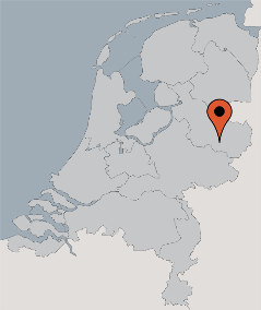 Karte von der Gruppenunterkunft 03313160 Gruppenunterkunft Overijssel in Dänemark 7475 Markelo für Kinderfreizeiten