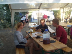 Bilder der Aufenthaltsr�ume vom Gruppenhaus 00330101 ZEBU<sup>®</sup>-Dorf Mittelmeer - M- in D�nemark 11560 Fleury f�r Konfifreizeiten