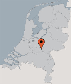 Karte von der Gruppenunterkunft 03313300 Grupenhaus OLPODA in Dänemark 6658 Beneden-Leeuwen für Kinderfreizeiten