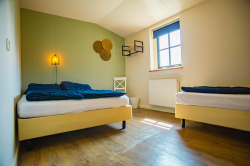 Schlafzimmerbilder vom Gruppenhaus 03313300 Grupenhaus OLPODA in Dänemark 6658 Beneden-Leeuwen für Gruppenfreizeiten