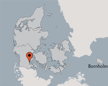 Karte vom Gruppenhaus 03453000 ÅBÆK Efterskole in Dänemark 6200 Aabenraa für Gruppenreisen