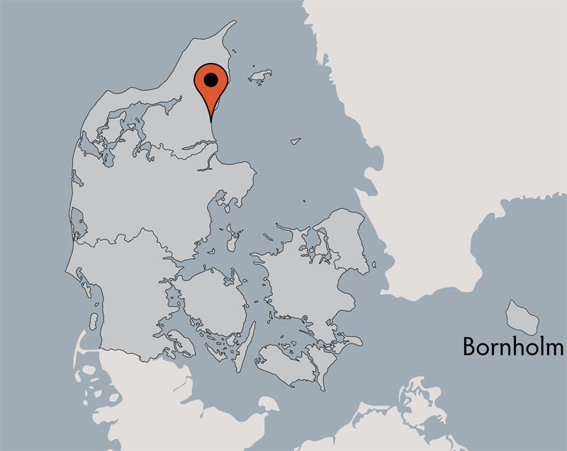Karte von der Gruppenunterkunft 03453034 Gruppenhaus DOKKEDAL in Dänemark 9280 Storvorde für Kinderfreizeiten