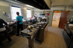 Küchenbilder von der Gruppenunterkunft 03453127 Gruppenhaus HVIDE KLIT in Dänemark 9300 Saeby für Familienfreizeiten