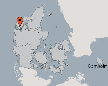 Karte von der Gruppenunterkunft 03453151 Gruppenhaus LYNGTOPPEN in Dänemark 7790 Thyholm für Kinderfreizeiten