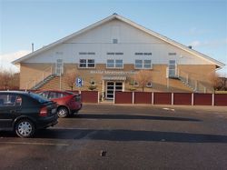 Aussenansicht vom Gruppenhaus 03453188 ONSILD Efterskole in Dänemark 9500 Hobro f&uuml;r Gruppenfreizeiten