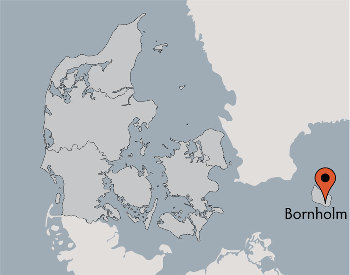 Karte vom Gruppenhaus 03453424 Gruppenhaus JARLSGÅRD in Dänemark 3720 Aakirkeby für Gruppenreisen