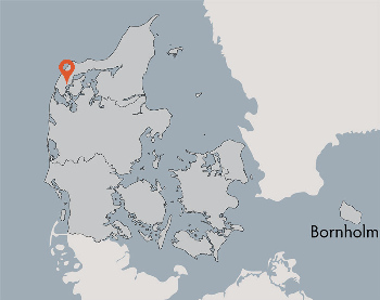 Karte vom Gruppenhaus 03453438 Gruppenunterkunft  BJERGBO in Dänemark 7750 Snedsted für Gruppenreisen