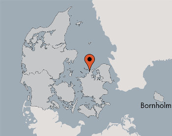 Karte von der Gruppenunterkunft 03453450 Gruppenhaus KONGELEJREN in Dänemark 4560 Vig für Kinderfreizeiten