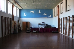 Bilder der Sporthalle vom Selbstversorgerhaus 03453460 BJERGET EFTERSKOLE in Dänemark 7741 Froestrup f&uuml;r Gruppenreisen