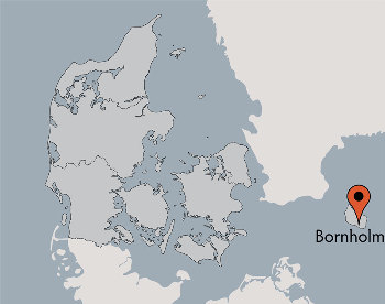 Karte von der Gruppenunterkunft 03453814 KLK-Gruppenhaus - EGILSHOLM in Dänemark 3720 Svaneke für Kinderfreizeiten