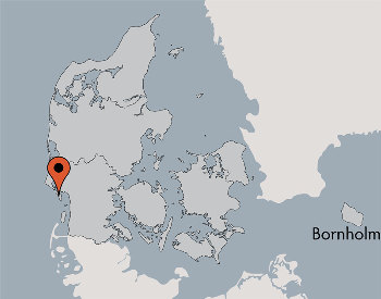 Karte von der Gruppenunterkunft 03453820 KLK-Gruppenhaus - BAUNEBJERG in Dänemark 6720 Nordby für Kinderfreizeiten