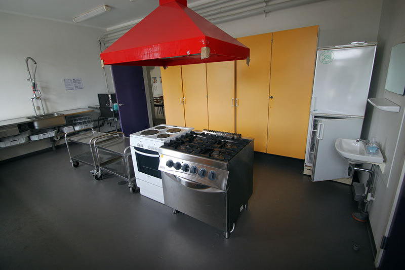 Küche von der Gruppenunterkunft 03453820 KLK-Gruppenhaus - BAUNEBJERG in Dänemark 6720 Nordby für Jugendfreizeiten