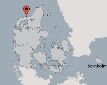 Karte von der Gruppenunterkunft 03453827 KLK-Gruppenhaus THORUPSTRAND in Dänemark 9690 Fjerritslev für Kinderfreizeiten