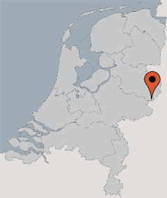 Karte von der Gruppenunterkunft 07317060 Gruppenhaus HAAKSBERGEN in Dänemark 7481 Haaksbergen für Kinderfreizeiten