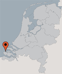 Karte von der Gruppenunterkunft 03314353 Gruppenhaus Aalscholver in Dänemark 4353 Serooskerke für Kinderfreizeiten