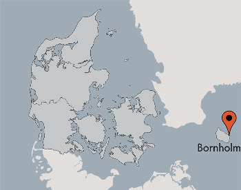 Karte von der Gruppenunterkunft 03453812 KLK-Gruppenhaus - FRENNENAES in Dänemark 3740 Svaneke für Kinderfreizeiten