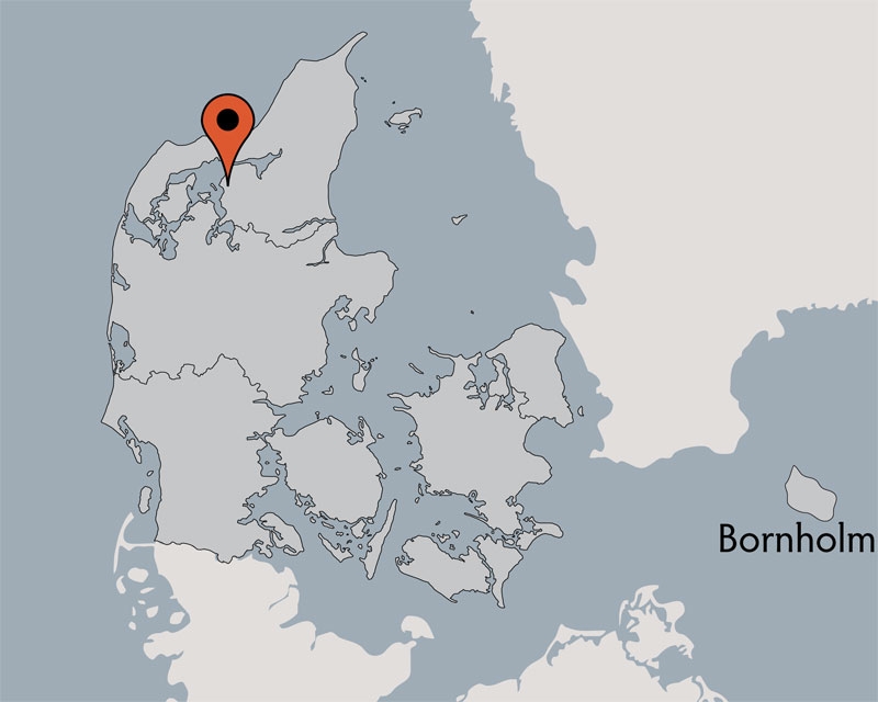 Karte von der Gruppenunterkunft 03453442 RANUM Efterskole in Dänemark 9681 Ranum für Kinderfreizeiten