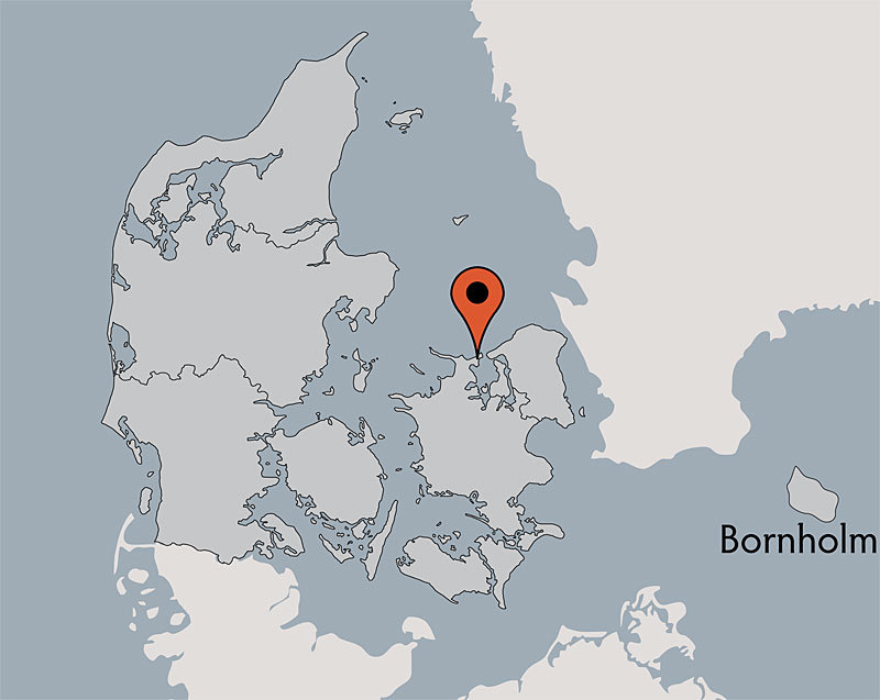 Karte von der Gruppenunterkunft 03453805 KLK-Gruppenhaus - SKANSEN in Dänemark 4581 Roervig für Kinderfreizeiten