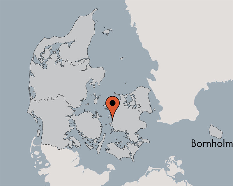 Karte von der Gruppenunterkunft 03453844 KLK-Gruppenhaus - NAESBYSTRAND in Dänemark 4200 Slagelse für Kinderfreizeiten