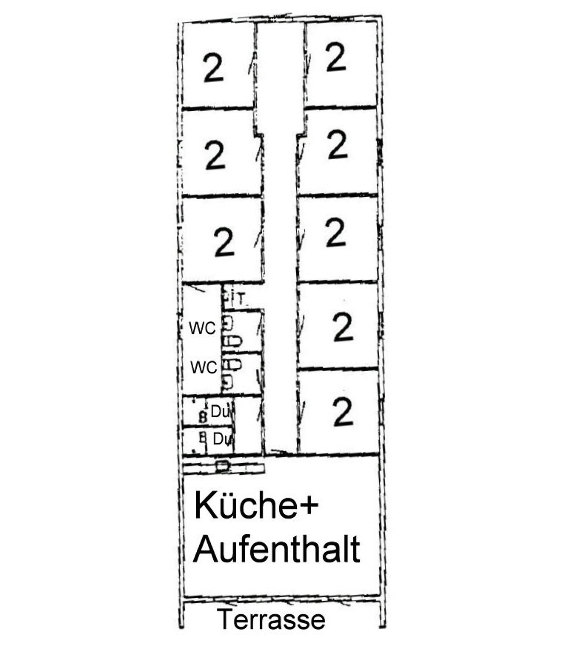 Grundrisse von der Gruppenunterkunft 03453831 Lille Strandlyst in D&auml;nemark DK-5953 Tranekaer f&uuml;r Jugendfreizeiten