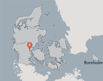 Karte von der Gruppenunterkunft 03453112 Gruppenhaus HOUENS ODDE - STENSGÅRDEN in Dänemark 6000 Kolding für Kinderfreizeiten