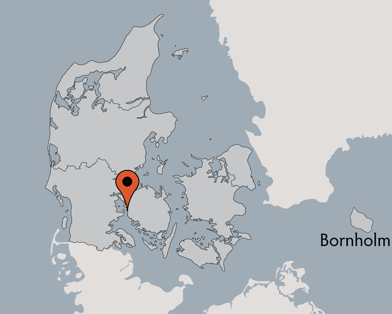 Karte von der Gruppenunterkunft 03453817 KLK-Gruppenhaus - VESTERBORG in Dänemark 5610 Assens für Kinderfreizeiten