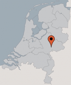 Karte von der Gruppenunterkunft 03316987 Gruppenunterkunft ZWALM in Dänemark 6987 Giesbeek für Kinderfreizeiten