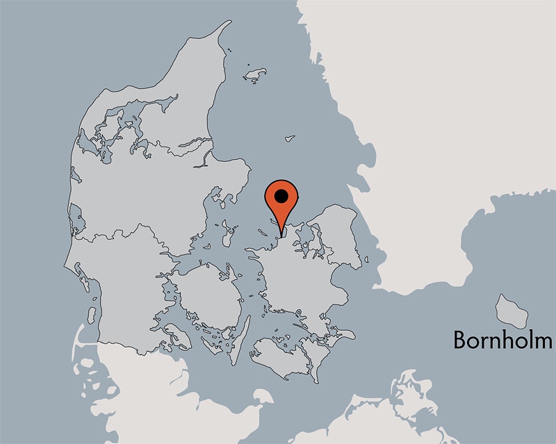 Karte von der Gruppenunterkunft 03453808 KLK-Gruppenhaus - SKAMLEBÆK in Dänemark 4540 Fårevejle für Kinderfreizeiten