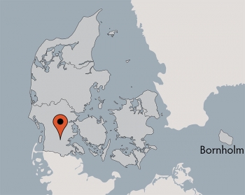 Karte vom Gruppenhaus 03453053 MELLERUP Centret in Dänemark 6534 Agerskov für Gruppenreisen