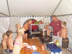 K�chenbilder von der Gruppenunterkunft 00390201 ZEBU<sup>®</sup>-Dorf TALAMONE-TOSKANA - M - in D�nemark 58015 Orbetello f�r Familienfreizeiten