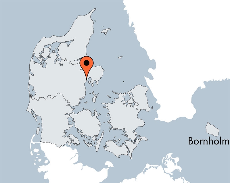 Karte von der Gruppenunterkunft 03453902 EGÅ Ungdomshøjskole in Dänemark 8250 Egå für Kinderfreizeiten
