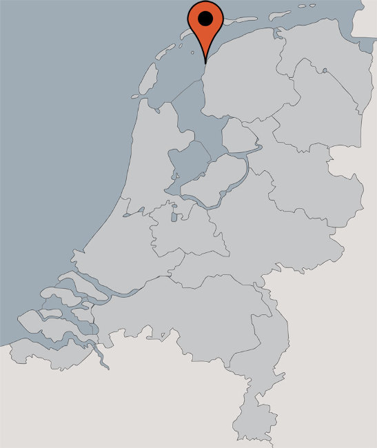 Karte vom Gruppenhaus 03319999 -   -   -   S E G E L S C H I F F E  -  -  - in Niederlande  Ijssel- & Wattenmeer für Gruppenreisen