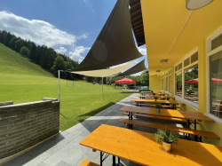 Terrassenbilder vom Selbstversorgerhaus 07437020 Gruppenhaus Kössen in D�nemark 6345 Kössen f�r Jugendfreizeiten