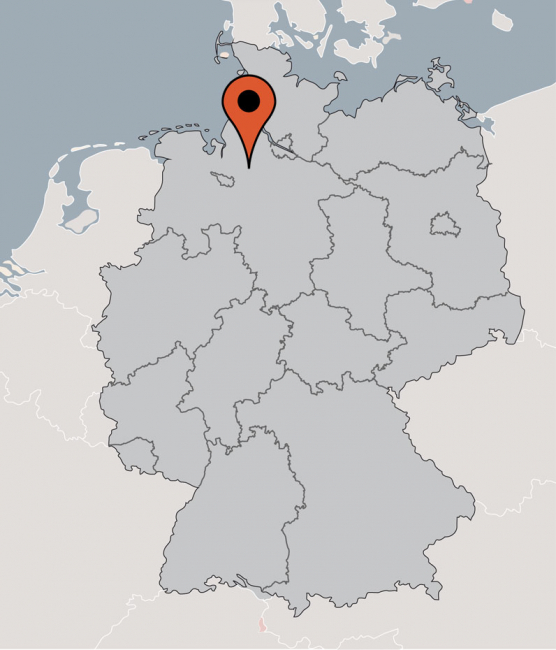 Karte vom Gruppenhaus 07497017 Gruppenhaus Badenstedt in Deutschland 27404 Zeven f&uuml;r Gruppenreisen