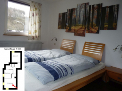 Schlafzimmerbilder vom Gruppenhaus 07497051 Gruppenhaus Enztal in Dänemark 54673 Zweifelscheid für Gruppenfreizeiten