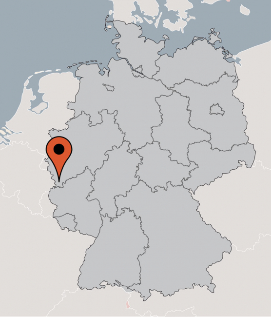 Karte vom Gruppenhaus 07497050 Gruppenhaus Kall-Urft in Deutschland 53925 Kall für Gruppenreisen