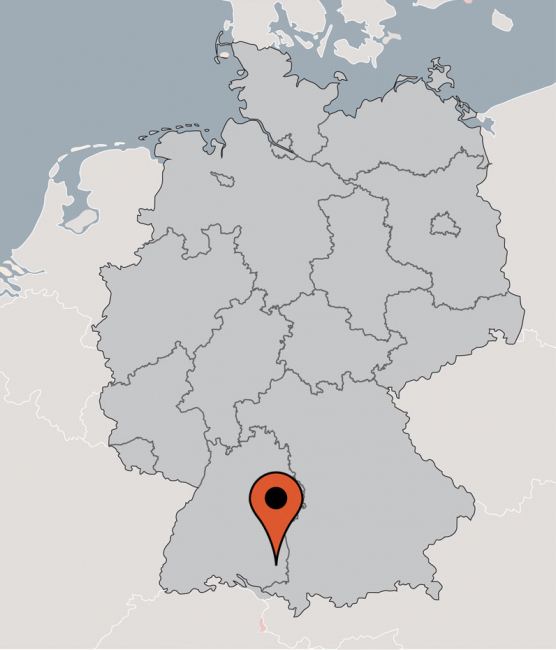Karte vom Gruppenhaus 07497037 Gruppenhaus Leutkirch in Deutschland 88299 Leutkirch f&uuml;r Gruppenreisen