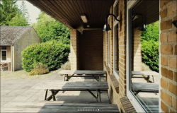 Terrassenbilder vom Selbstversorgerhaus 03453410 Paaruplejren in Dänemark 7442 Engesvang f�r Jugendfreizeiten