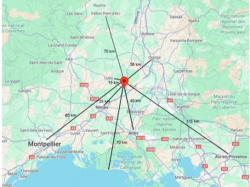 Aussenansicht vom Gruppenhaus 05335455 Gruppenhaus PONT-DU-GARD in Frankreich   f&uuml;r Gruppenfreizeiten