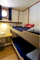 Schlafzimmerbilder vom Gruppenhaus 03103154 Traditionelles Segelschiff MARGOT in D�nemark 8861 Harlingen f�r Gruppenfreizeiten